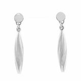 Beat twist earrings in silver by Sarah Herriot.