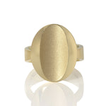 18ct gold cats eye ring by Sarah Herriot.