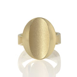 18ct gold cats eye ring by Sarah Herriot.
