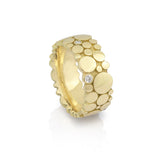 18ct gold galaxy ring by Sarah Herriot.