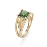 Crane ring in 18ct gold has beautiful clean lines and elegant form. Crane ring by Sarah Herriot.