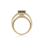 Crane ring in 18ct gold has beautiful clean lines and elegant form. Crane ring by Sarah Herriot.