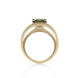 Crane ring in 18ct gold has beautiful clean lines and elegant form. Crane ring by Sarah Herriot.
