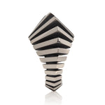 Silver ring based on desert sand dune forms with a modern twist.  Dune ring by Sarah Herriot.