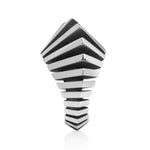 Silver ring based on desert sand dune forms with a modern twist.  Dune ring by Sarah Herriot.