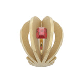 Fantastic ring in 18ct gold with clients emerald cut ruby by Sarah Herriot.