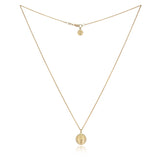 Lunar necklace in 18ct gold by Sarah Herriot.