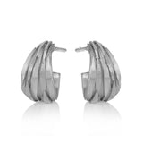 Shoal earrings in silver by Sarah Herriot.