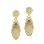 Splash ear jacket earrings in 18ct gold by Sarah Herriot.