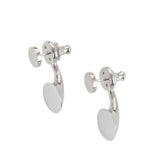 Splash ear jackets in polished silver by Sarah Herriot.