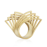 18ct gold vortex ring by Sarah Herriot.